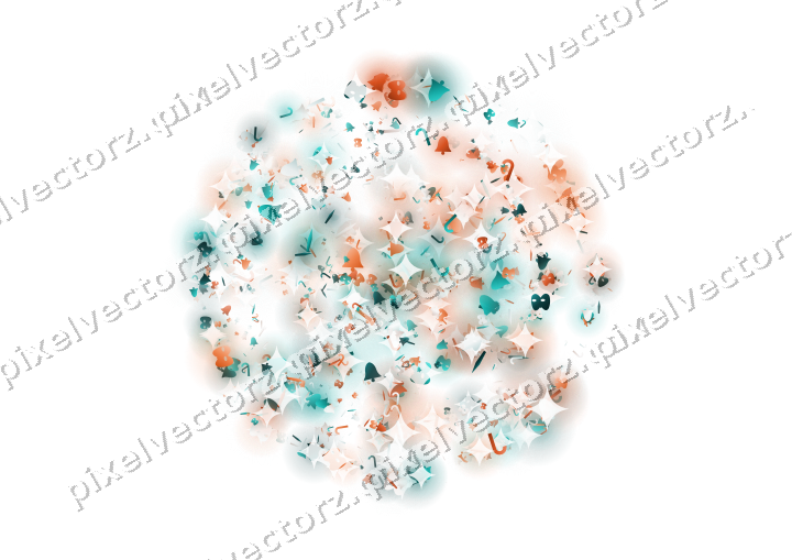 Seamless glitter spider web in orange on a transparent background