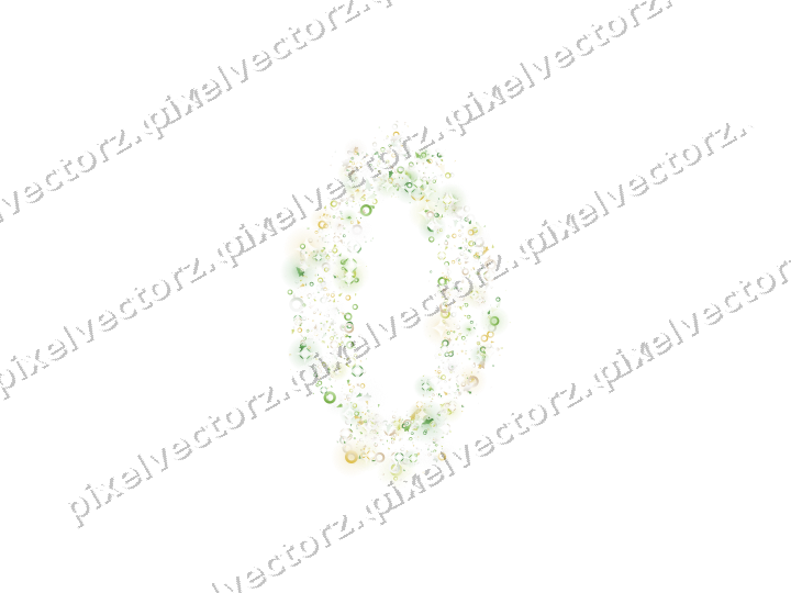 Seamless glitter lantern in lime on a transparent background