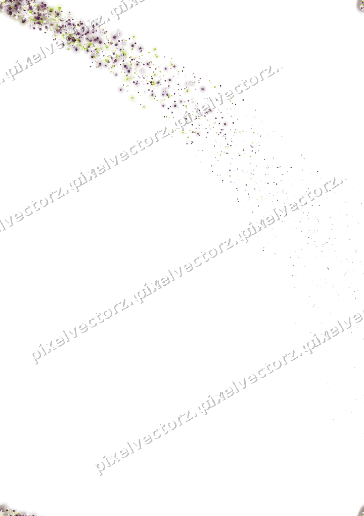 Seamless star trail of gifts and bunnies on a transparent background
