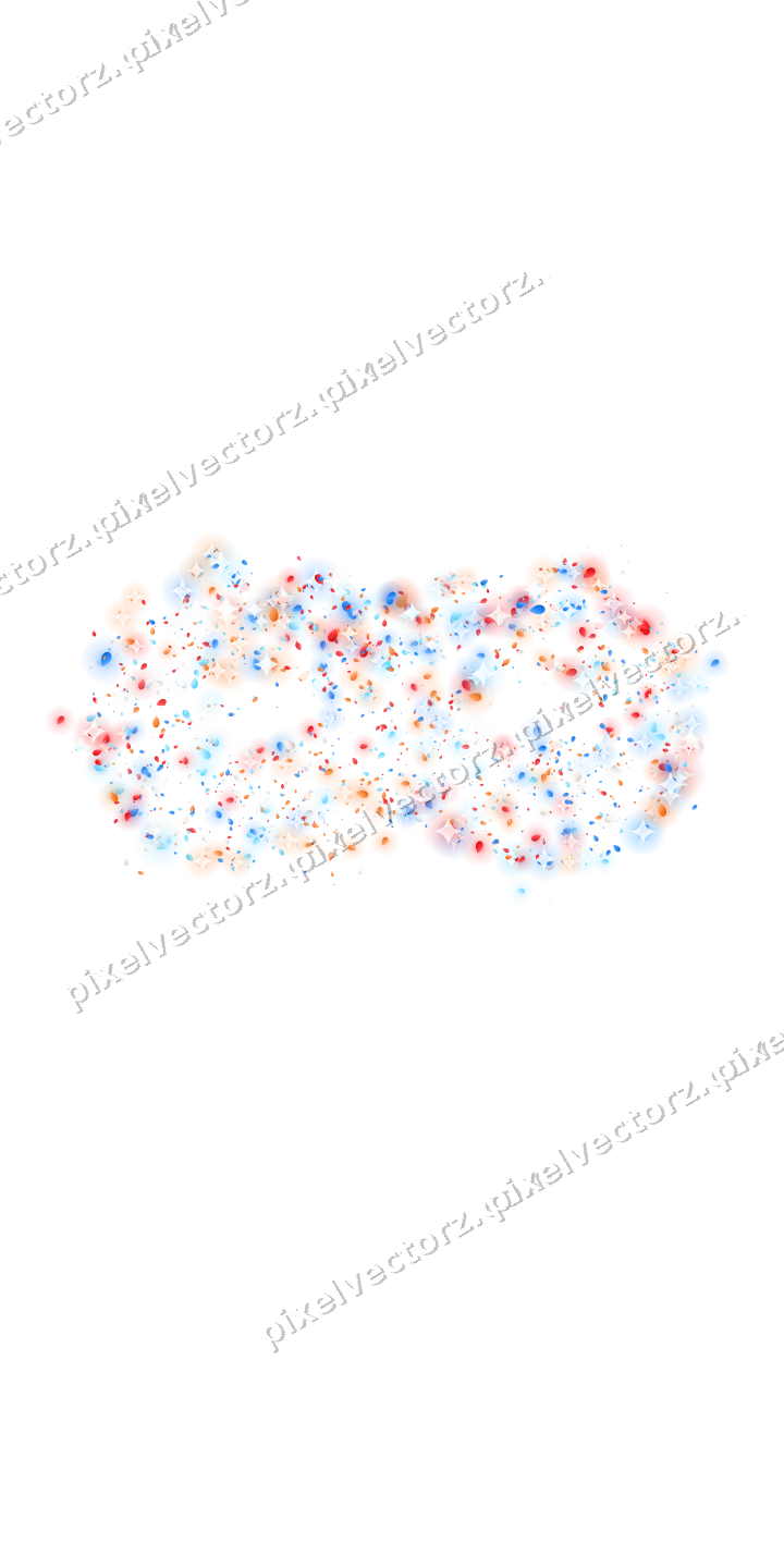 Seamless glitter carnival mask of eggs on a transparent background