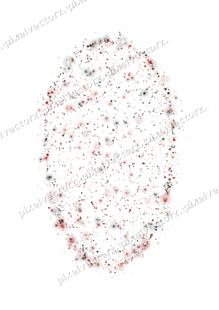 Seamless glitter easter egg in dark red on a transparent background