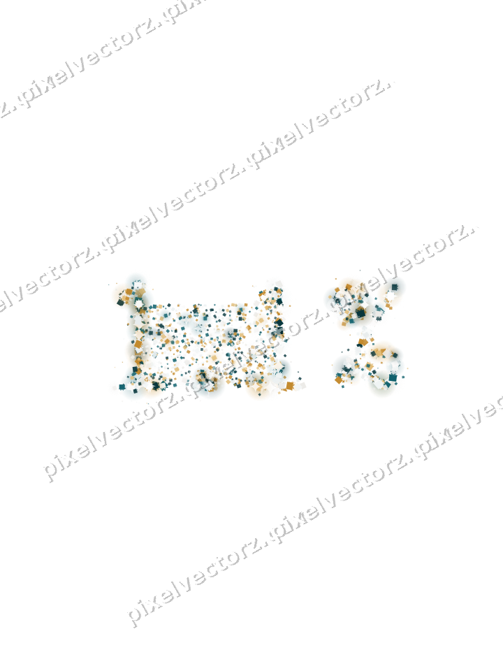 Seamless glitter number 1.1% of gifts on a transparent background