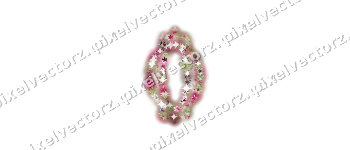Seamless glitter lantern in lime and pink on a transparent background