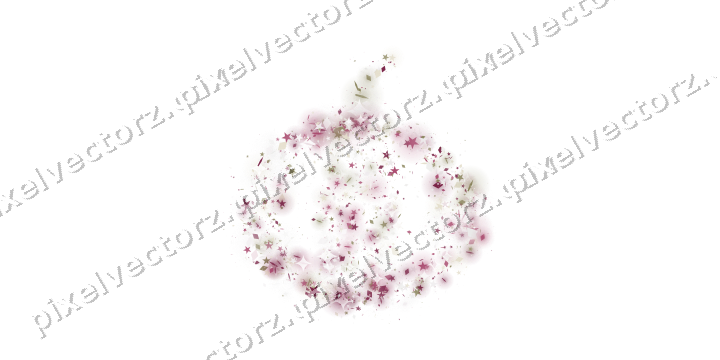 Seamless glitter pumpkin in dark pink on a transparent background