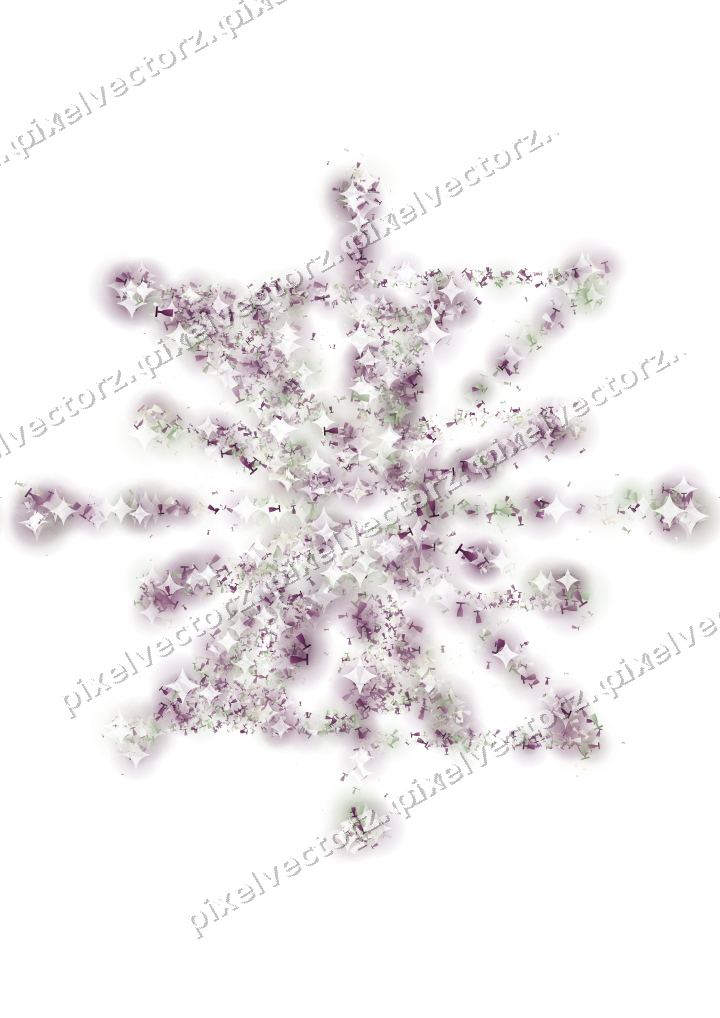 Seamless glitter firework in dark magenta on a transparent background