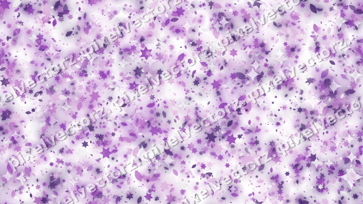 Nahtlose Glitzerstreuung in Violett auf transparentem Grund