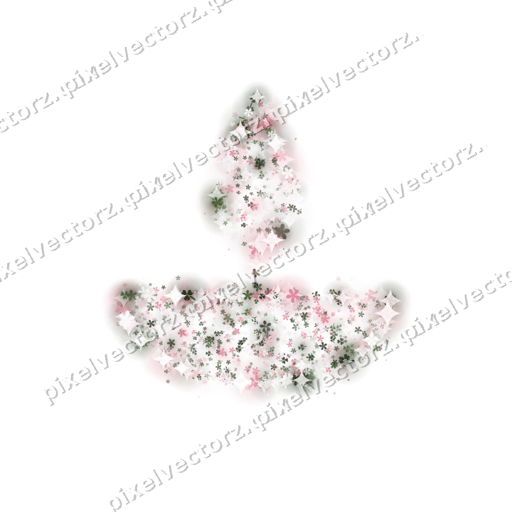 Seamless glitter diya lamp in pink on a transparent background