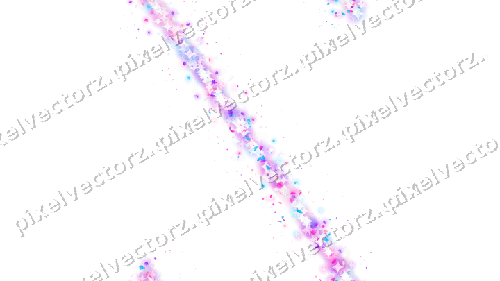 Seamless glitter band in magenta on a transparent background
