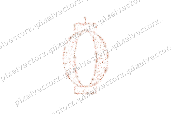 Seamless glitter lantern in orange and red on a transparent background