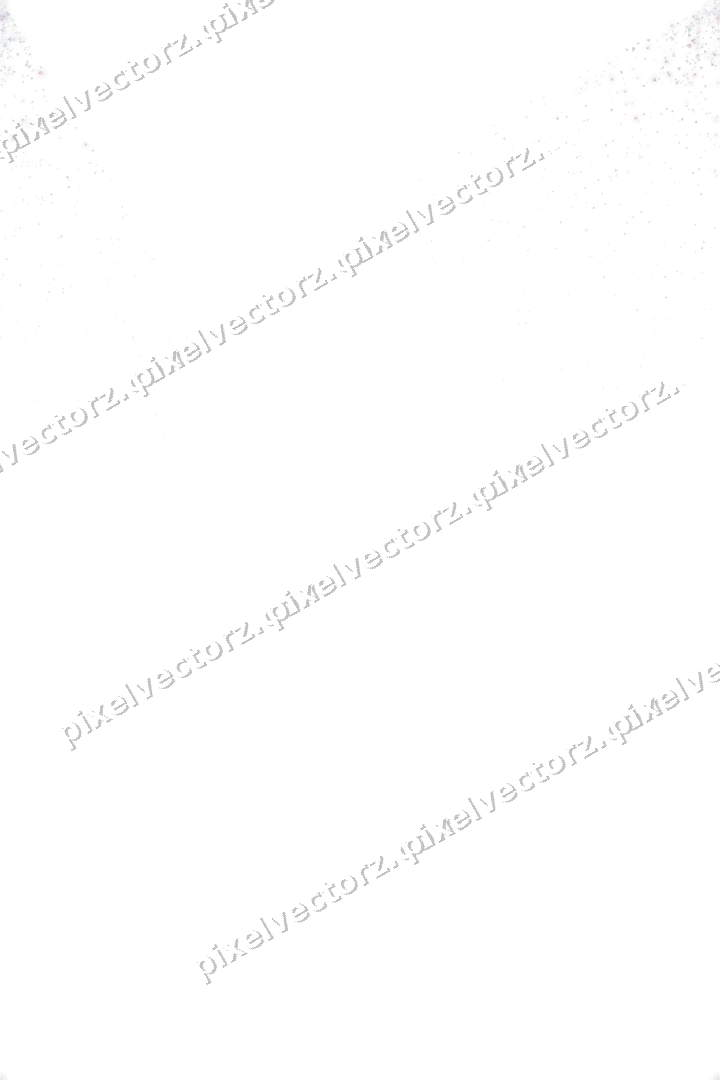Seamless glitter corner of bells on a transparent background