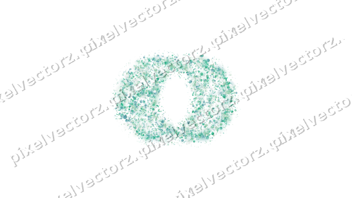 Seamless glitter wedding rings in green on a transparent background