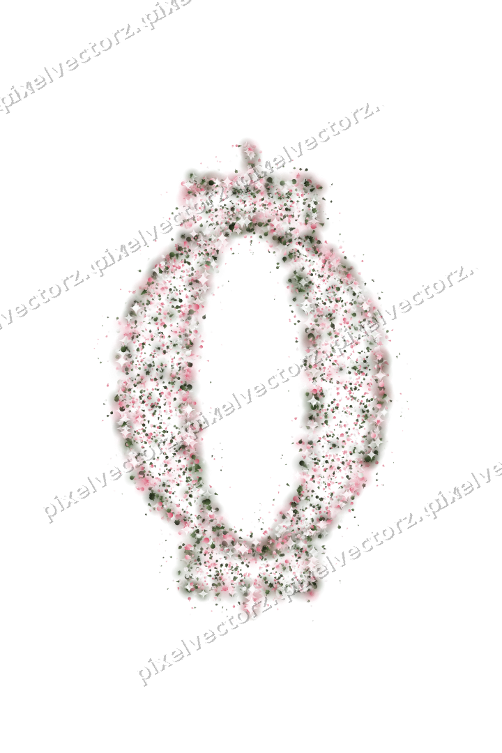 Seamless glitter lantern in pink on a transparent background