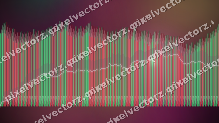 Leuchtender Neon Diagramm Hintergrund in Magenta und Rosa