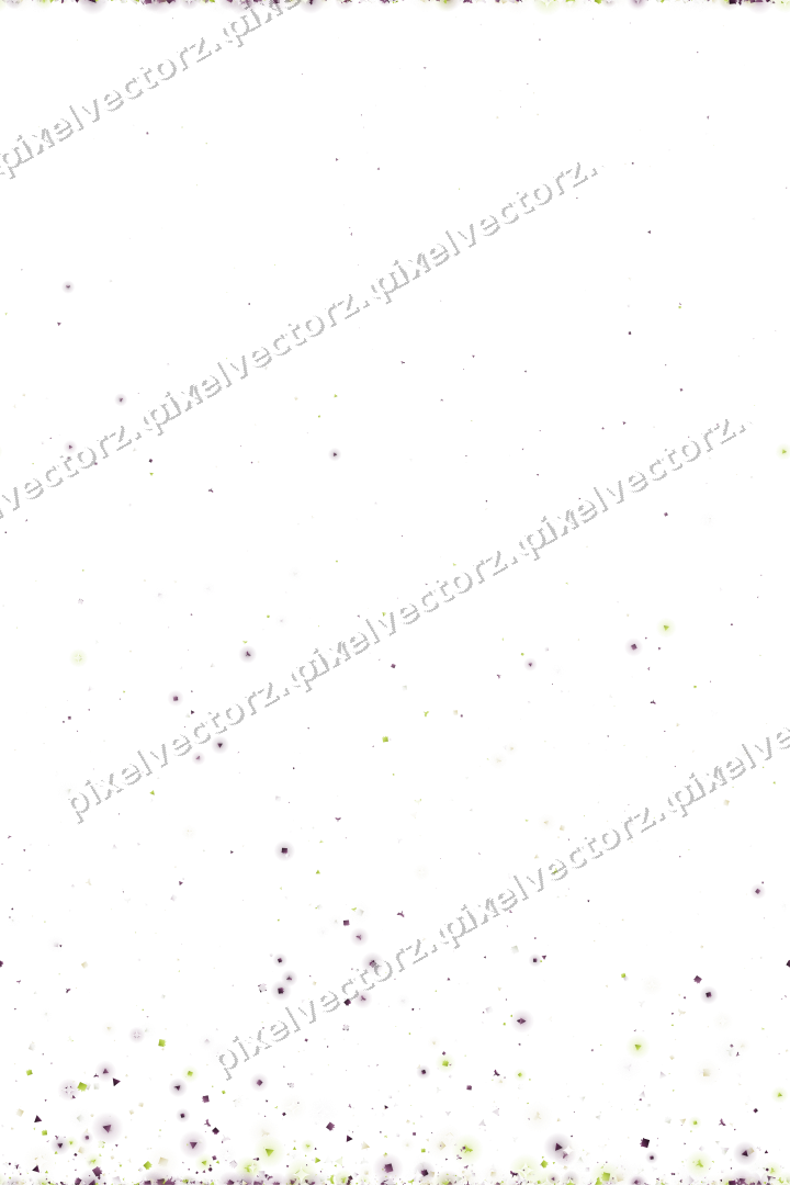 Seamless rising glitter of gifts and bats on a transparent background