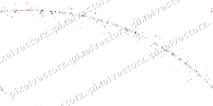 Seamless glitter arc in dark pink on a transparent background