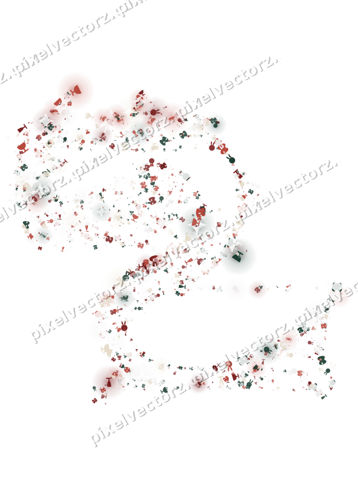 Seamless glitter dragon in dark red on a transparent background