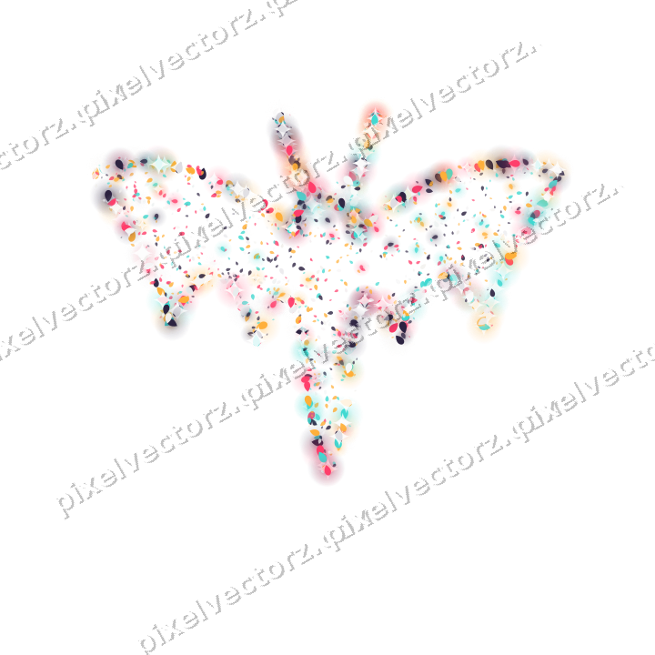 Seamless glitter bat of eggs in pink on a transparent background