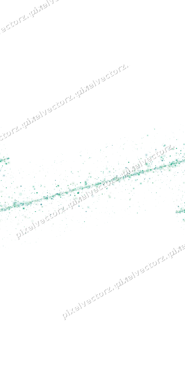 Seamless glitter band in green and teal on a transparent background