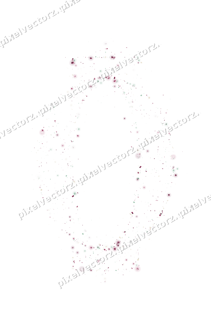 Seamless glitter lantern in dark pink on a transparent background