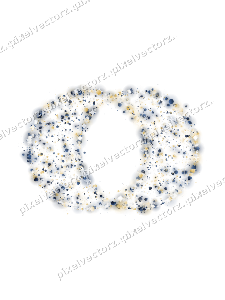 Seamless glitter wedding rings on a transparent background