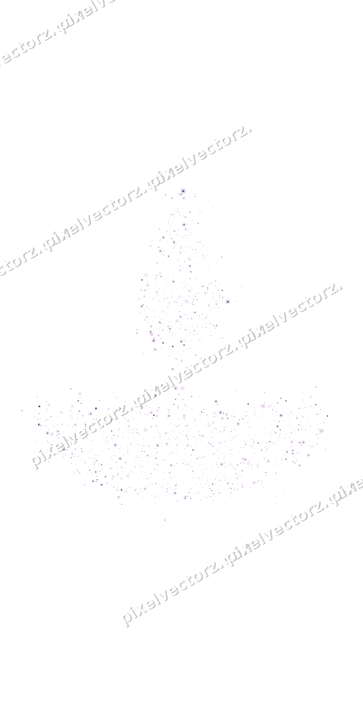 Seamless glitter diya lamp in purple on a transparent background