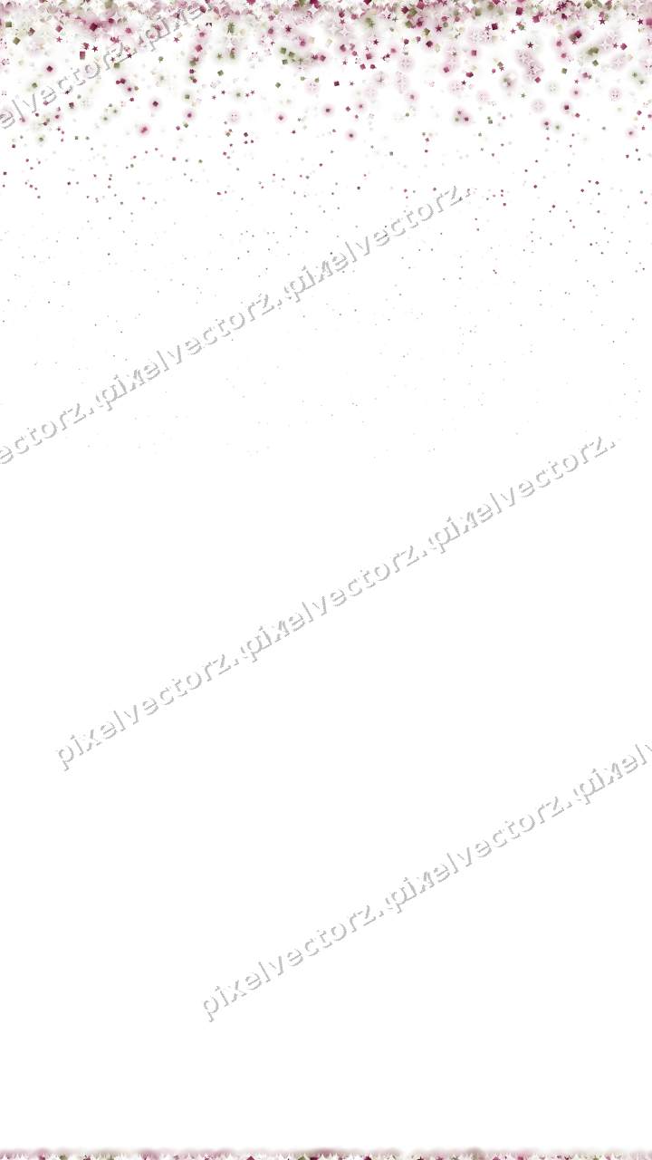 Seamless falling glitter in dark pink on a transparent background
