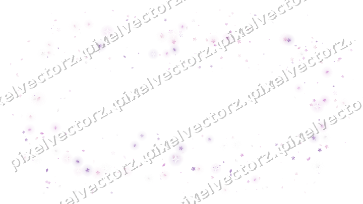 Nahtloser Glitzerrahmen aus Blüten und Tropfen auf transparentem Grund