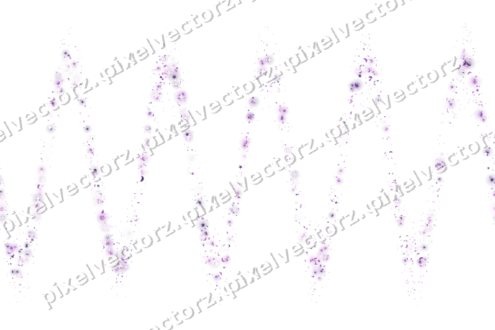 Seamless glitter wave in purple on a transparent background