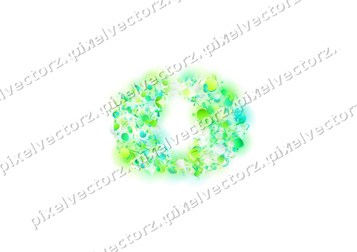 Seamless glitter wedding rings in green on a transparent background