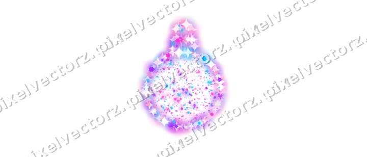 Seamless glitter bauble in magenta on a transparent background