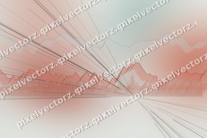 Zarter Pastell Diagramm Hintergrund in Rot und Orange