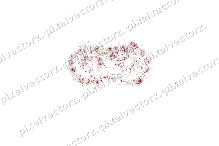 Seamless glitter carnival mask on a transparent background