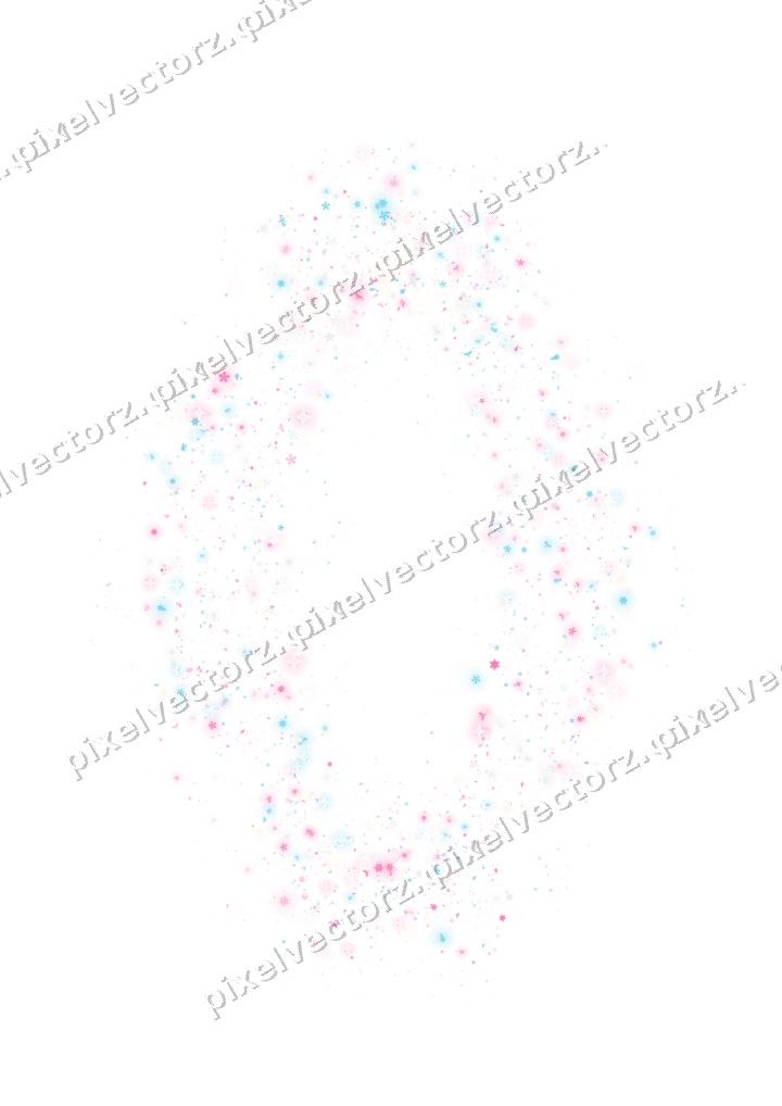 Seamless glitter lantern in pink and cyan on a transparent background