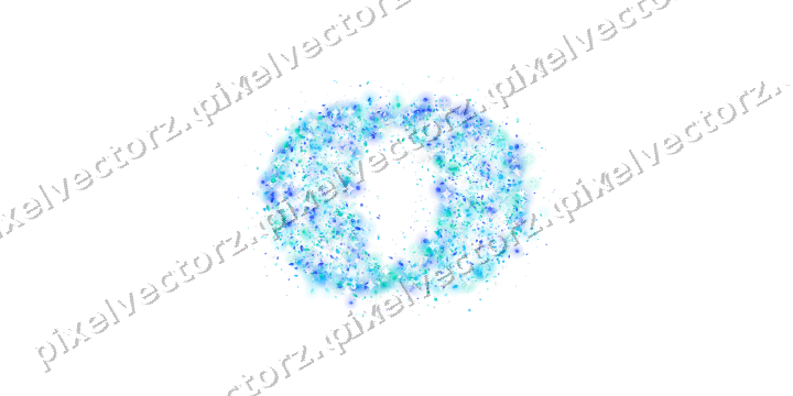 Seamless glitter wedding rings in cyan on a transparent background