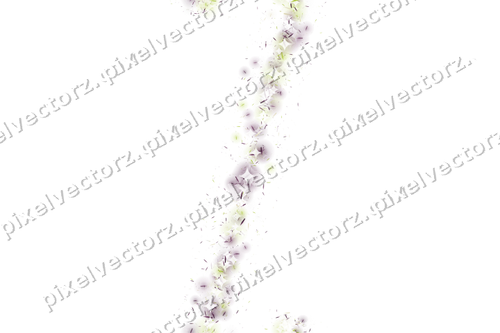Seamless glitter band of shards on a transparent background