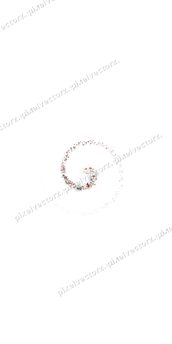 Seamless glitter spiral in dark red on a transparent background