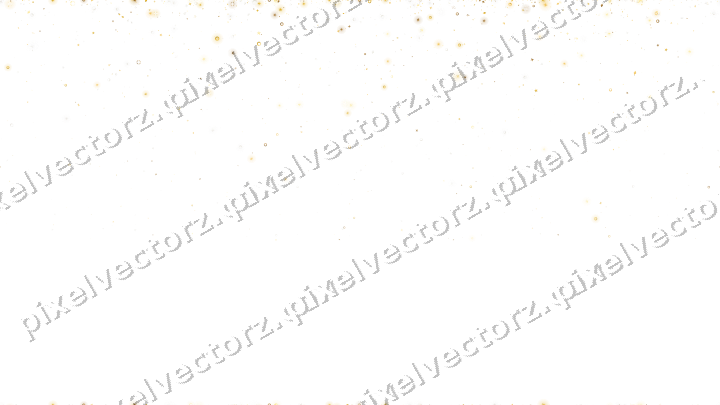Nahtloser Glitzerregen aus Sternen und Ringen auf transparentem Grund