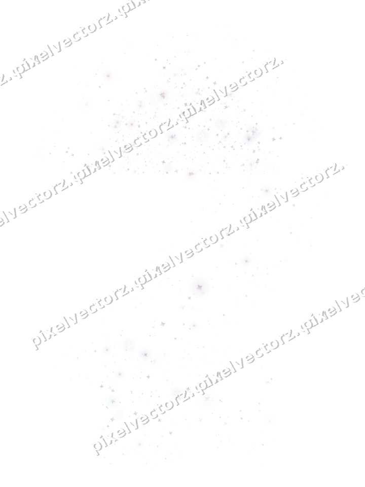 Seamless glitter number 2 of sparkles on a transparent background