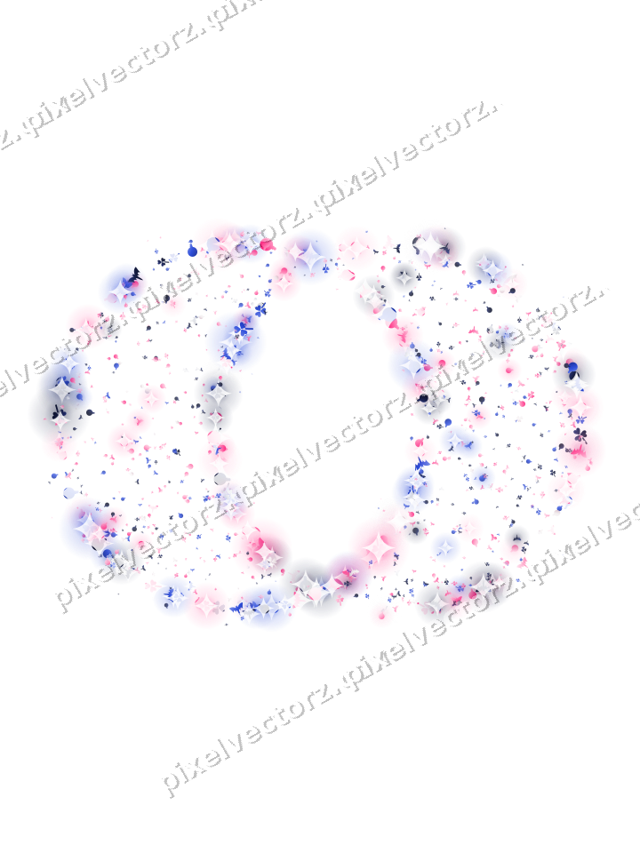 Seamless glitter wedding rings in pink on a transparent background