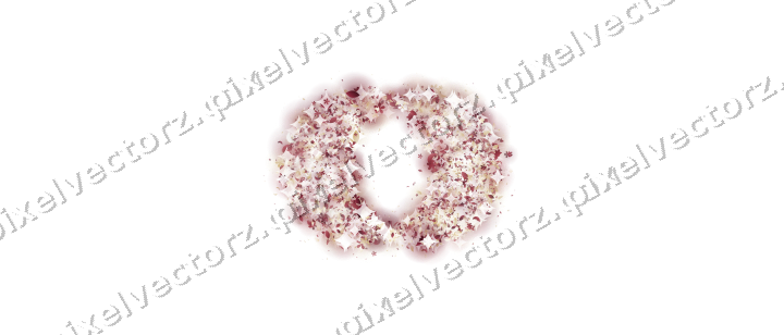 Seamless glitter wedding rings on a transparent background