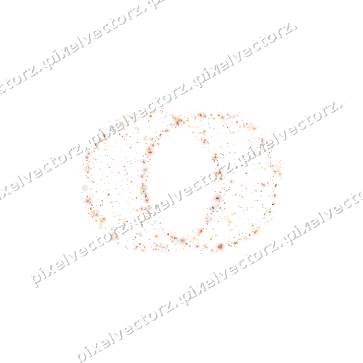 Seamless glitter wedding rings in orange on a transparent background