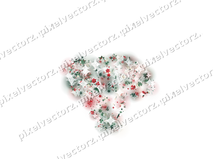 Seamless glitter turkey in dark green on a transparent background