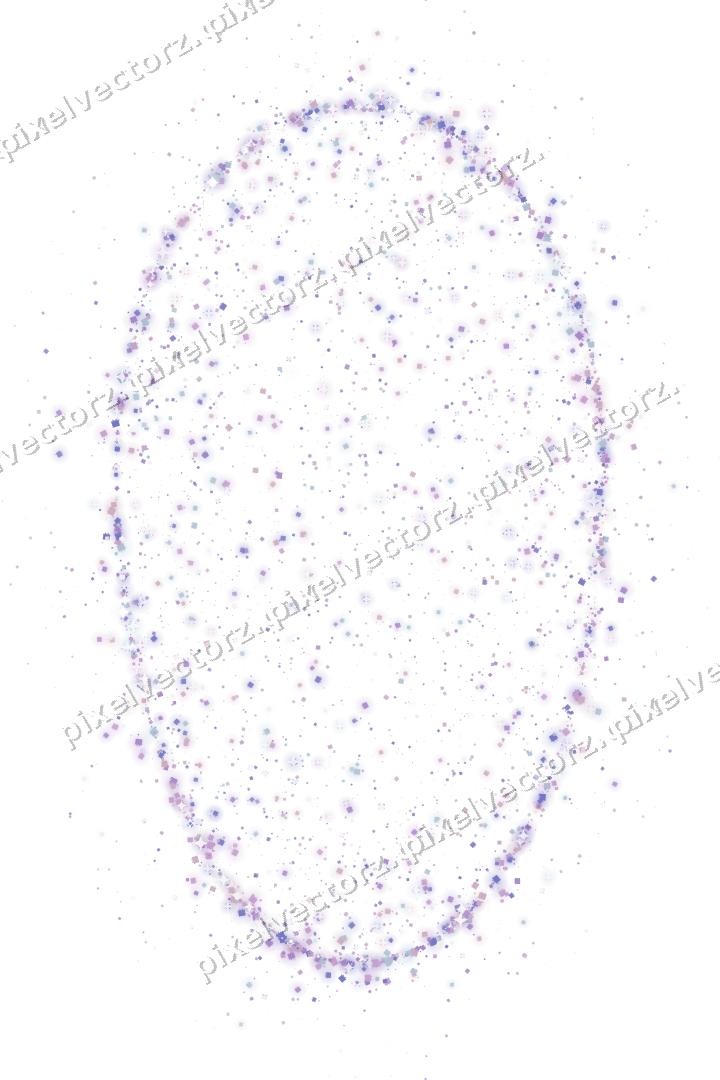 Seamless glitter easter egg of gifts on a transparent background