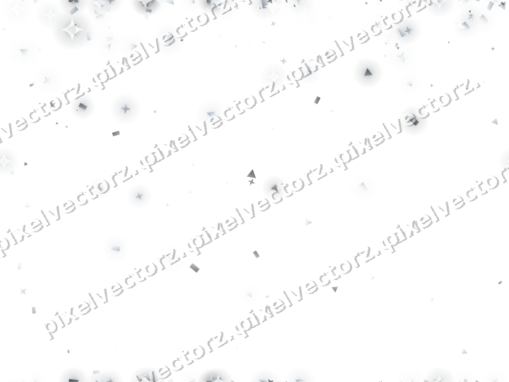 Nahtloser Glitzerregen in Blassblau auf transparentem Grund