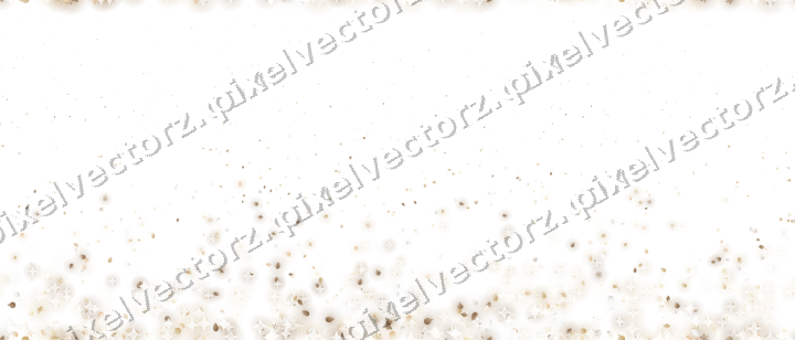 Seamless rising glitter in amber on a transparent background