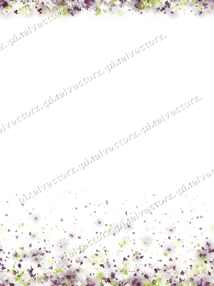 Seamless glitter border in dark magenta on a transparent background