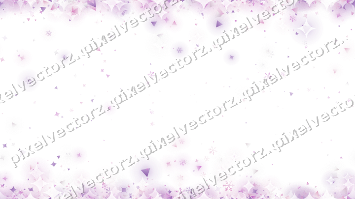 Nahtloser Randglitzer in Magenta und Violett auf transparentem Grund