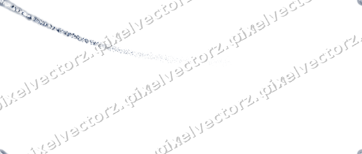 Seamless star trail of bells and eggs on a transparent background