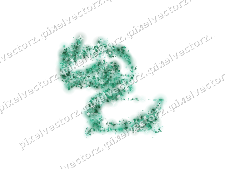 Seamless glitter dragon on a transparent background