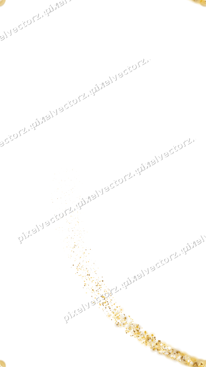 Seamless star trail of gifts and bats on a transparent background